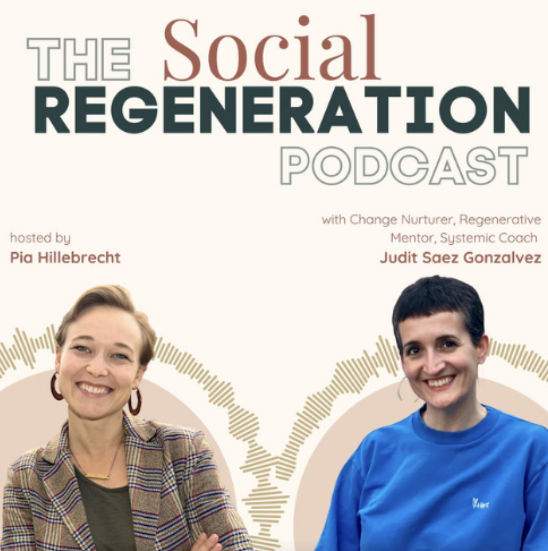 The social regeneration podcast logo Cover art for The Social Regeneration podcast episode featuring Judit Saez